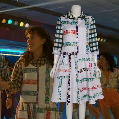 Eleven Shirt and Dress Costume Stranger Things Season 4