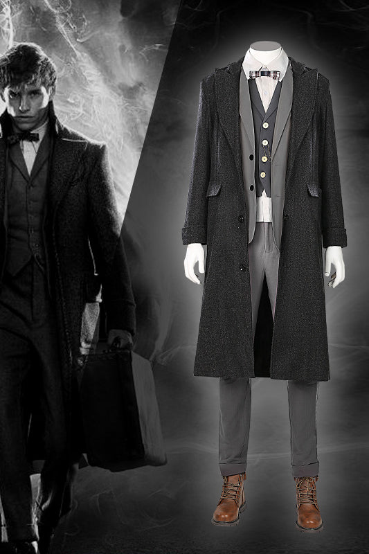 The Secrets of Dumbledore Newt Scamander Cosplay Costume