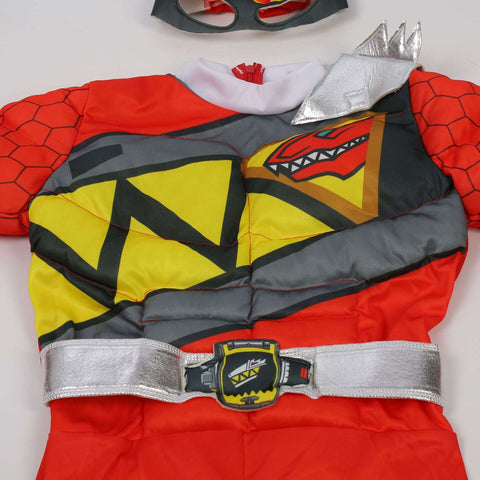 Power Ranger Dino Charge Red Muscle Costume For Kids