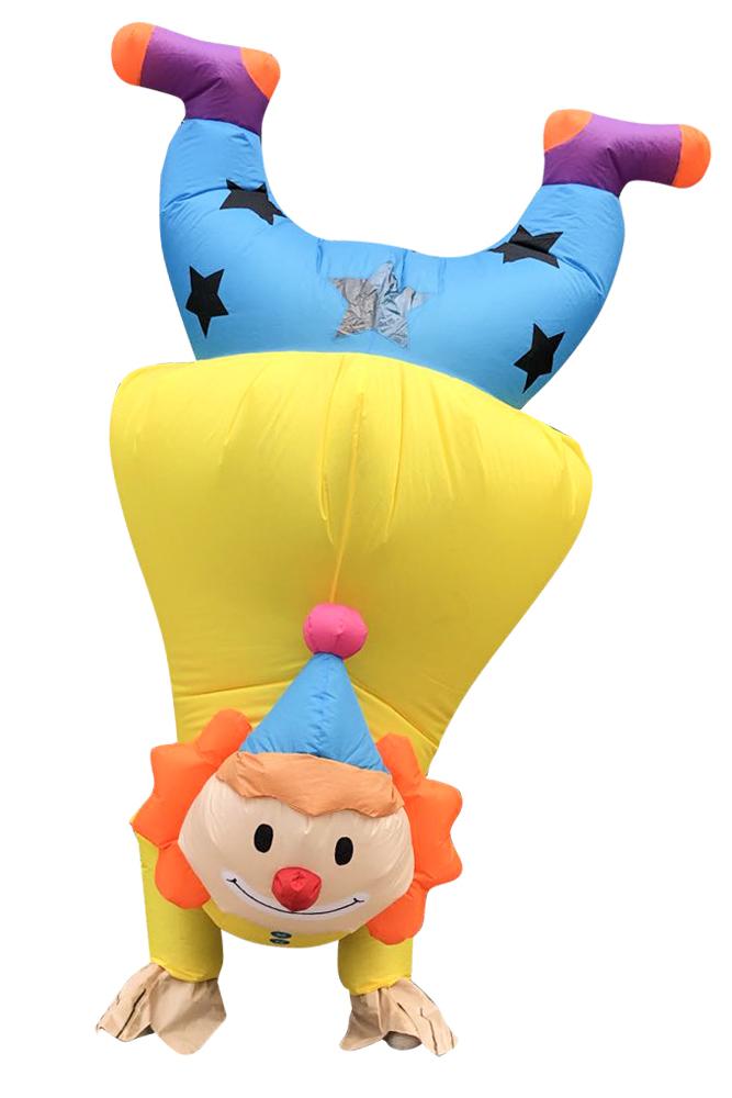 Upside Down Clown Inflatable Costume for Adult