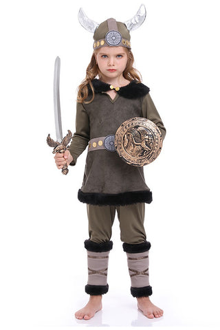 Viking Warrior Halloween Costume for Kids