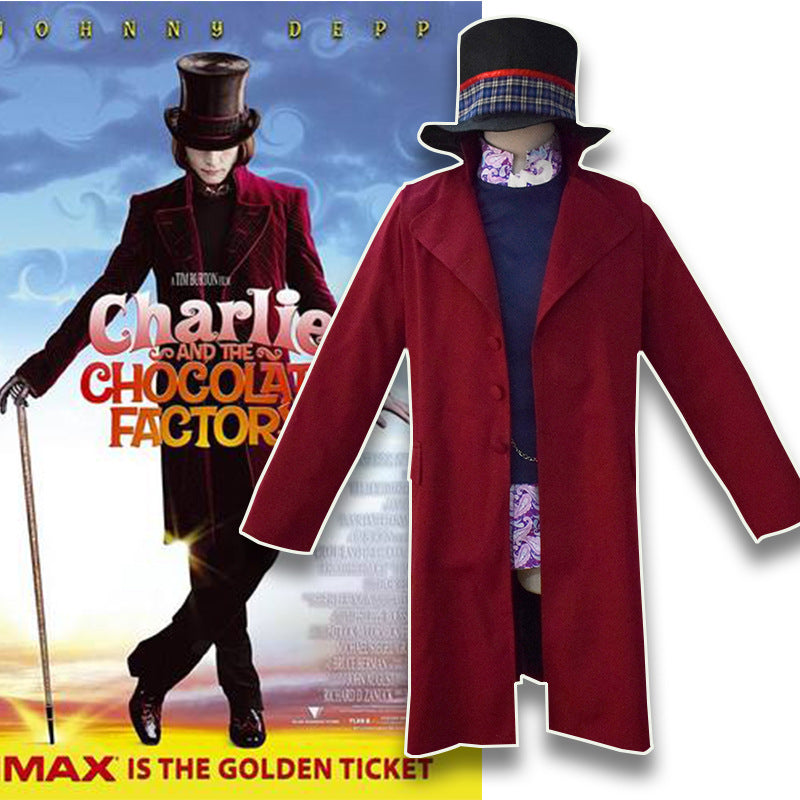 Willy Wonka Costume. Charlie And The Chocolate Factory