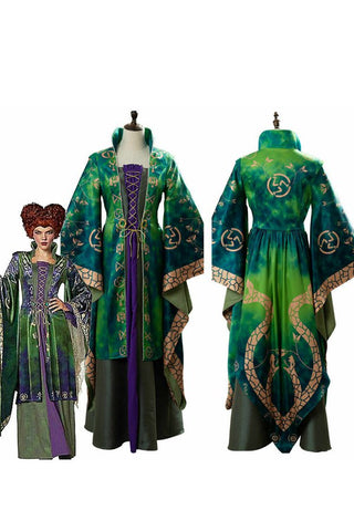 Winifred Sanderson Hocus Pocus Halloween Costumes for Kids & Adults