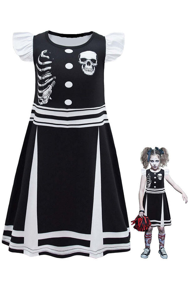 Zombies Cheer Leading Dress Costume For Halloween