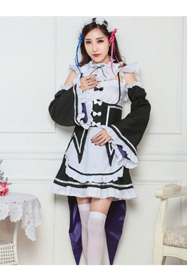 Cosplay Ramremu Costume Maid outfit For Adult And Kids