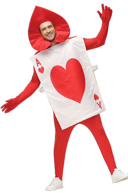 Alice in Wonderland Playing Card Costume. Heart. Royal Family