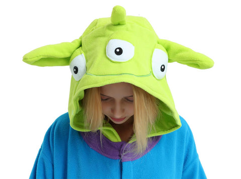 Toy Story Alien Onesie Kigurumi Costume For Adults and Teenagers