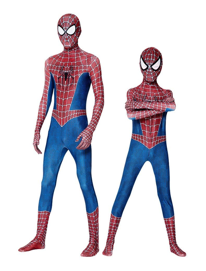 Sam Raimi Spider Man Suit Costume Spiderman Outfit For Boys and Adults ...