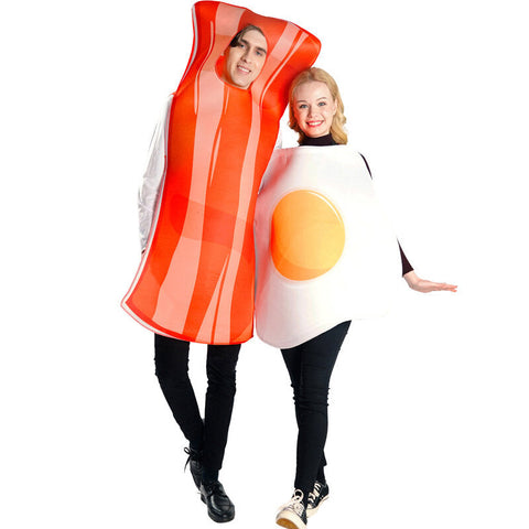 Bacon and Egg Couple Costumes for Halloween