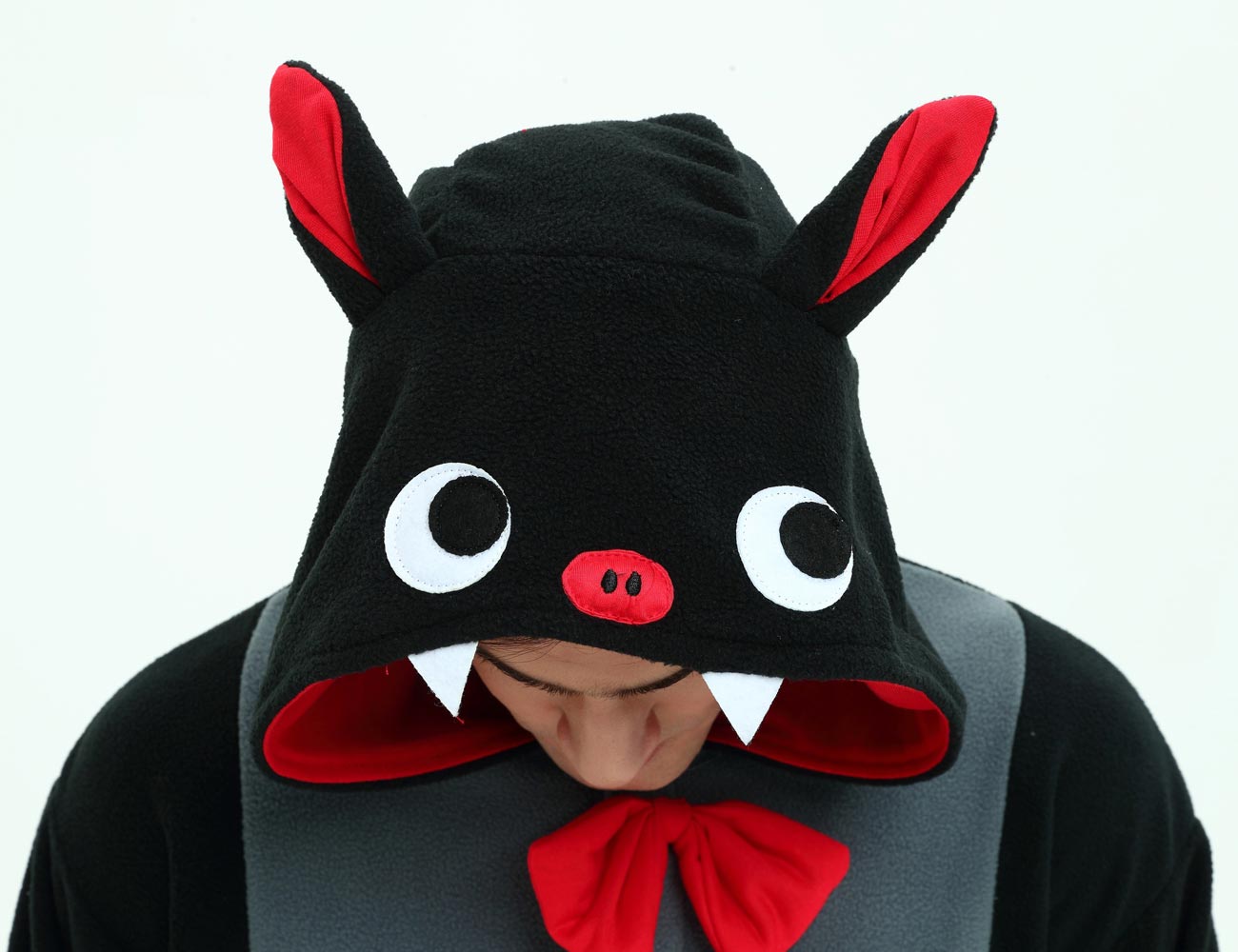Bat Onesie Kigurumi Costume For Adults Men Women and Teenagers