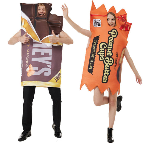 Chocolate Bar and Peanut Butter Couple Costume