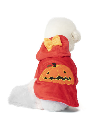 Cat Dog Pumpkin Costume Pet Halloween Clothes