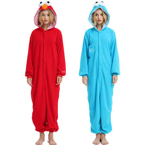 ELMO AND COOKIE MONSTER COSTUMES