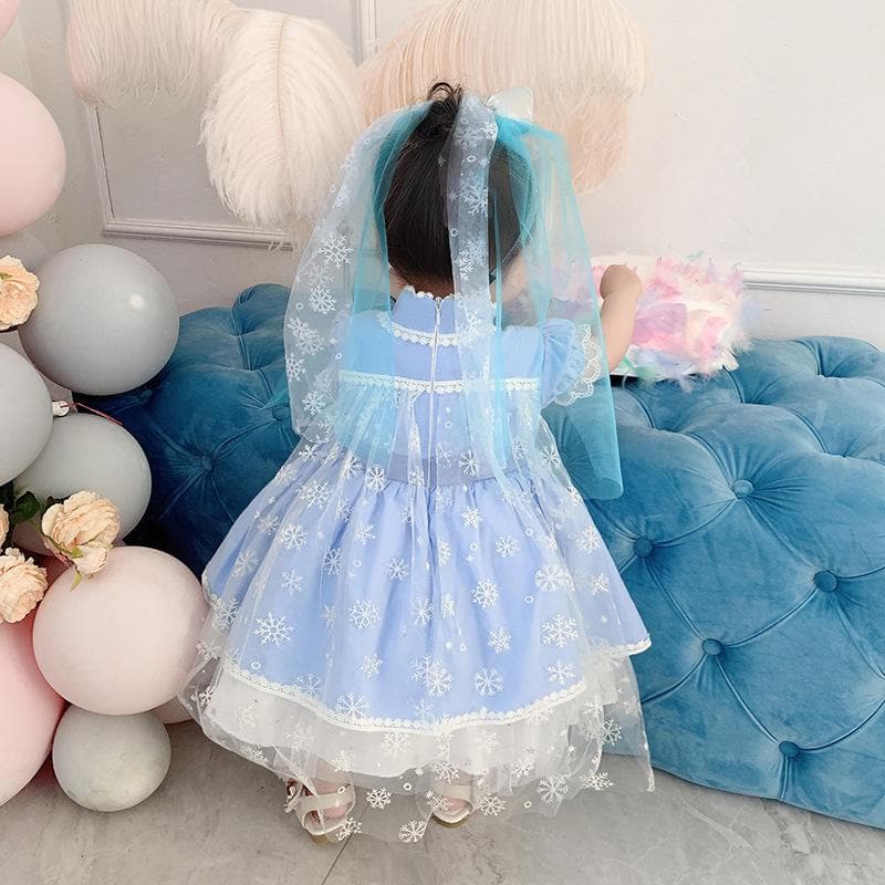 Frozen Elsa Dress Costume For Toddlers