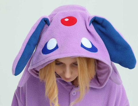 Pokemon Espeon Onesie For Adults and Teenagers