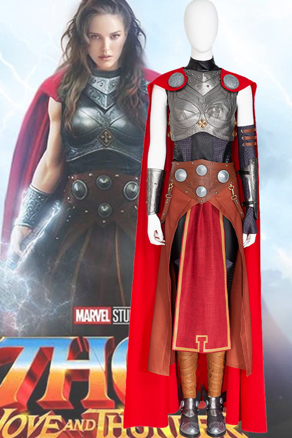Premium Quality Female Thor Jane Foster Cosplay Costume Love and Thunder