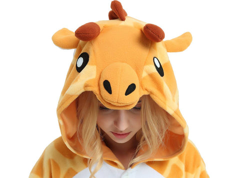 Giraffe Onesie Kigurumi Costume For Adults And Teenagers