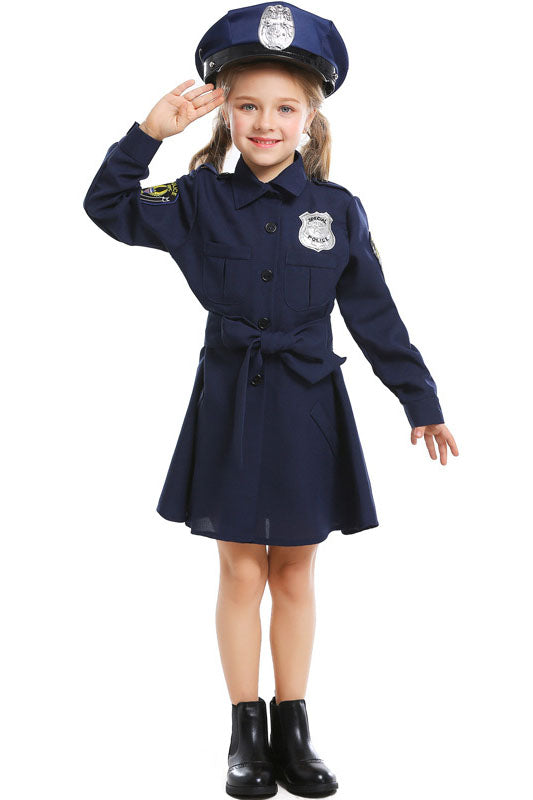Girl's Police Officer Costume
