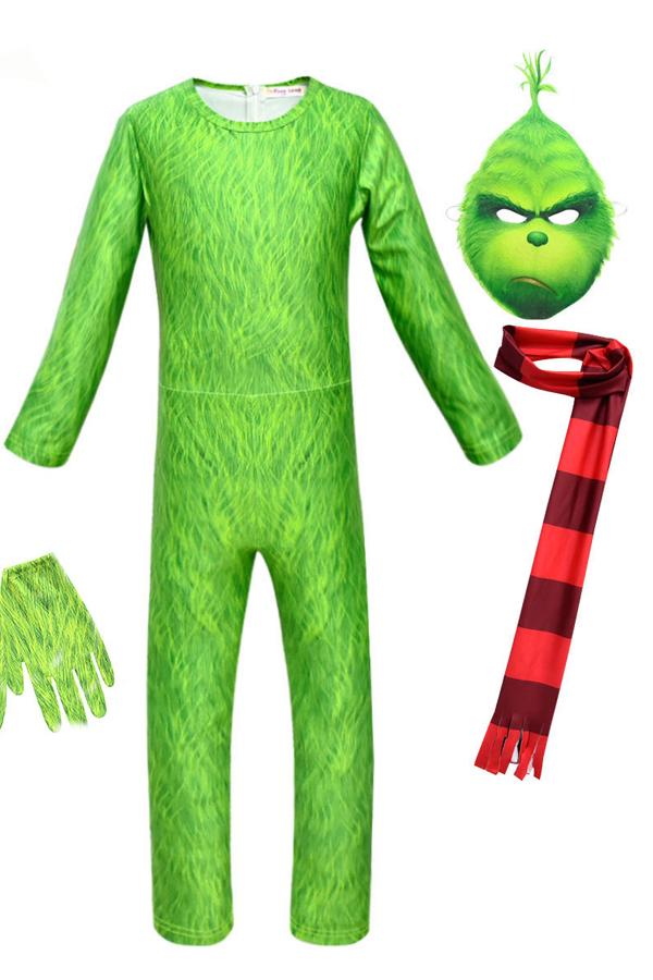 Grinch Costume for Toddler Kids