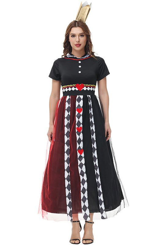 Halloween Queen of Hearts Costume for Adults