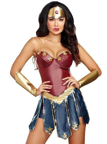 Wonder Woman Sexy Costume For Adult