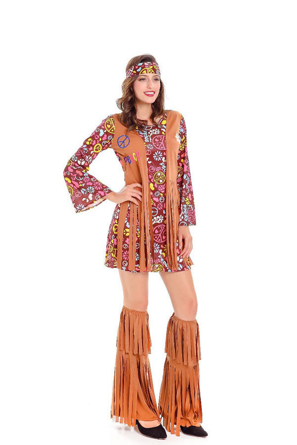 Hippie Costume Set For Adult