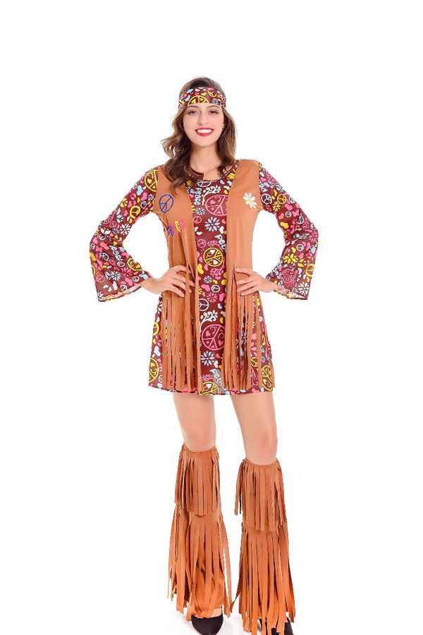 Hippie Costume Set For Adult