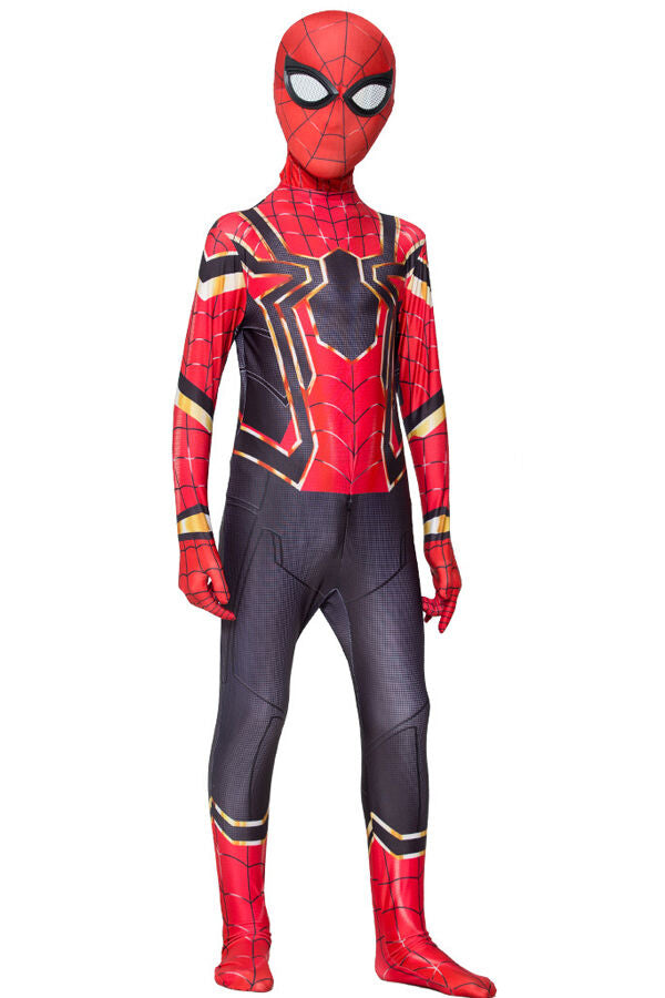 Iron Spider Man Suit Costume For Boys and Adult Halloween – Hallowitch ...