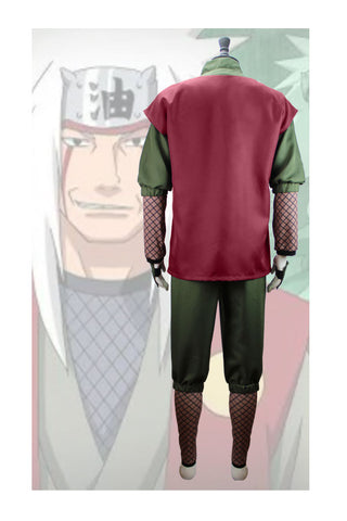Cosplay Naruto Jiraiya Costume Set For Adult And Kids