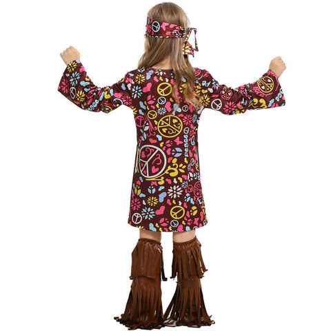 Girls' Hippie Dress Costume – Hallowitch Costumes
