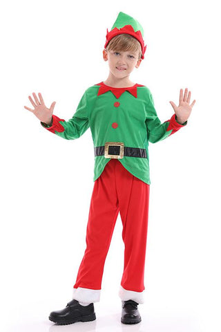 Boys Elf Outfit Costume