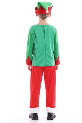 Boys Elf Outfit Costume