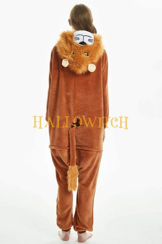 Lion Onesie Costume For Adults And Teenagers Animal
