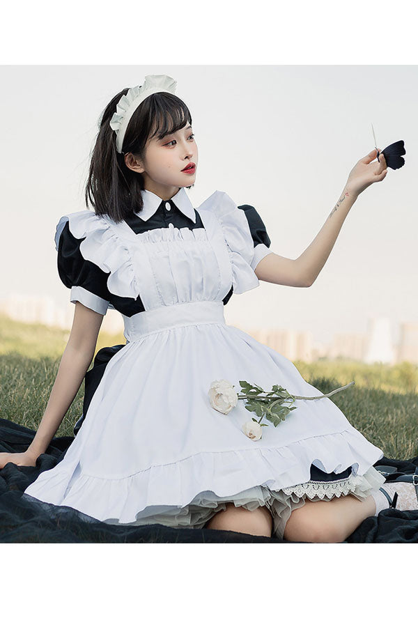 Cosplay Traditional French Maid Costume,Two Style