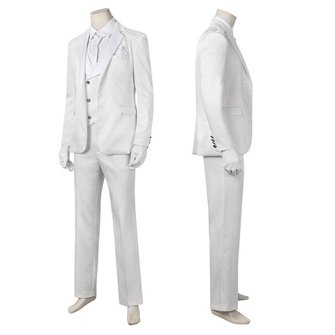 Moon Knight Costume Steven Grant White Suit for Adult