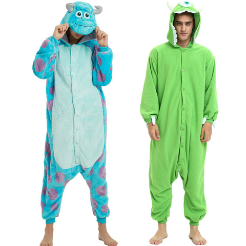 Sulley and Mike Onesie Costume for Adults