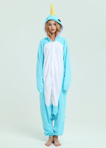 Narwhal Whale Onesie For Adults and Teenagers