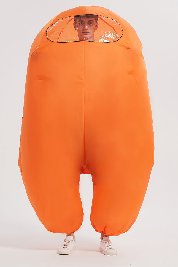 Inflatable Among Us Costume Orange