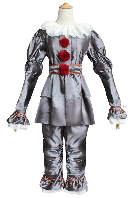 Pennywise Costume for Kids and Adults. Silver