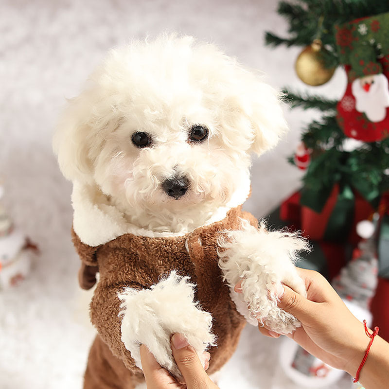 Pet Christmas Reindeer Costume for Dog Cat