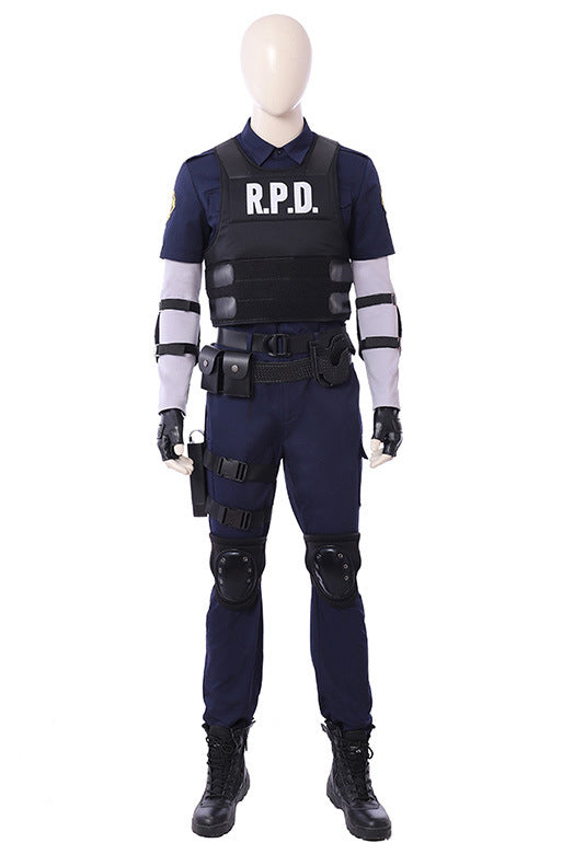 Resident Evil 2 Remake Re Leon Scott Kennedy Costume without Boots
