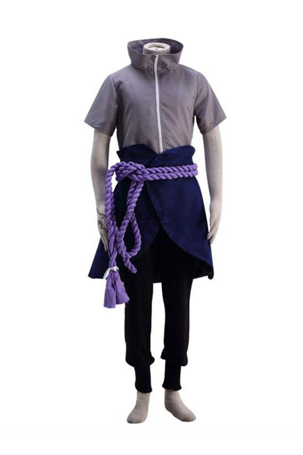 Cosplay Sasuke Uchiha Costume Set For Adult