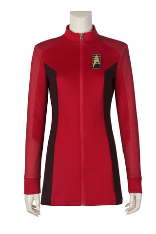 Star Trek Red Uniform Cosplay Costume High Quality