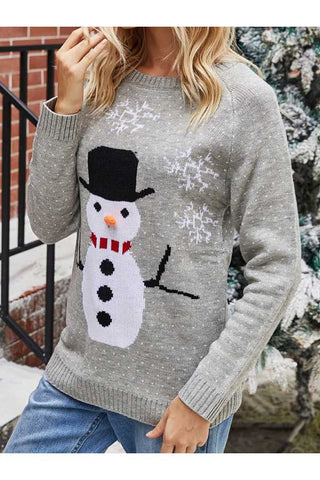 Ugly Christmas Snowman Sweaters for Women