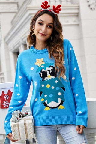 Ugly Christmas Sweaters, Penguin Sweaters for Women