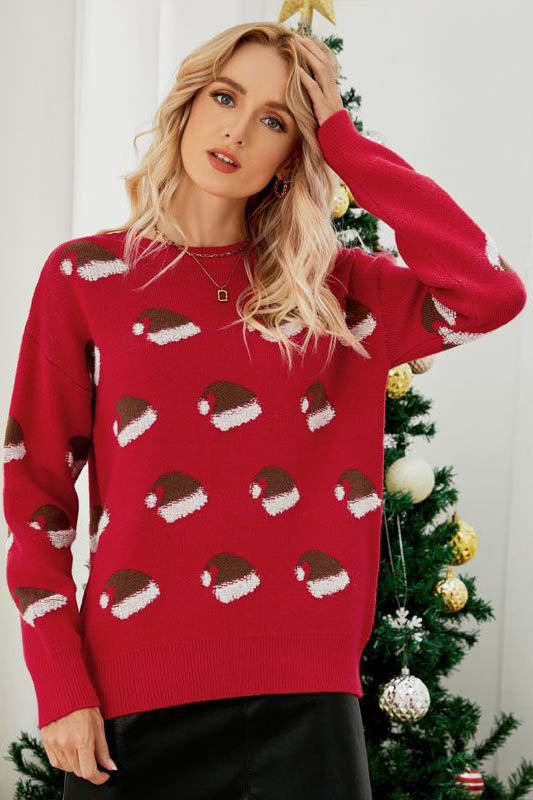Ugly Christmas Sweaters, Christmas Hat Sweaters for Women