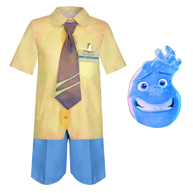 Elemental Water Inspired Costume for Kids.